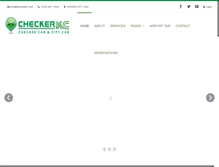 Tablet Screenshot of checkerkc.com